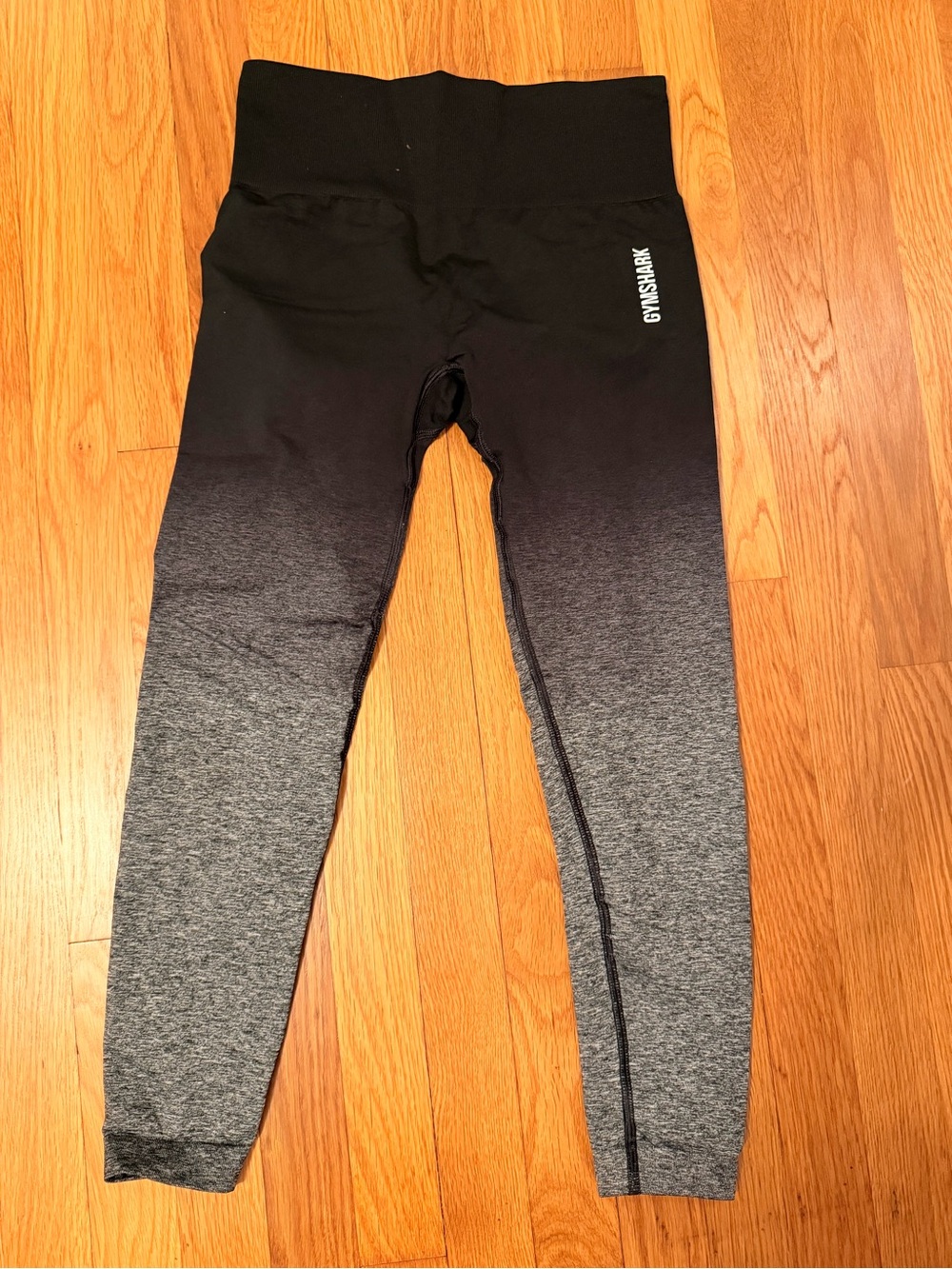 Gymshark Ombre Black to Gray High-Waist Leggings
